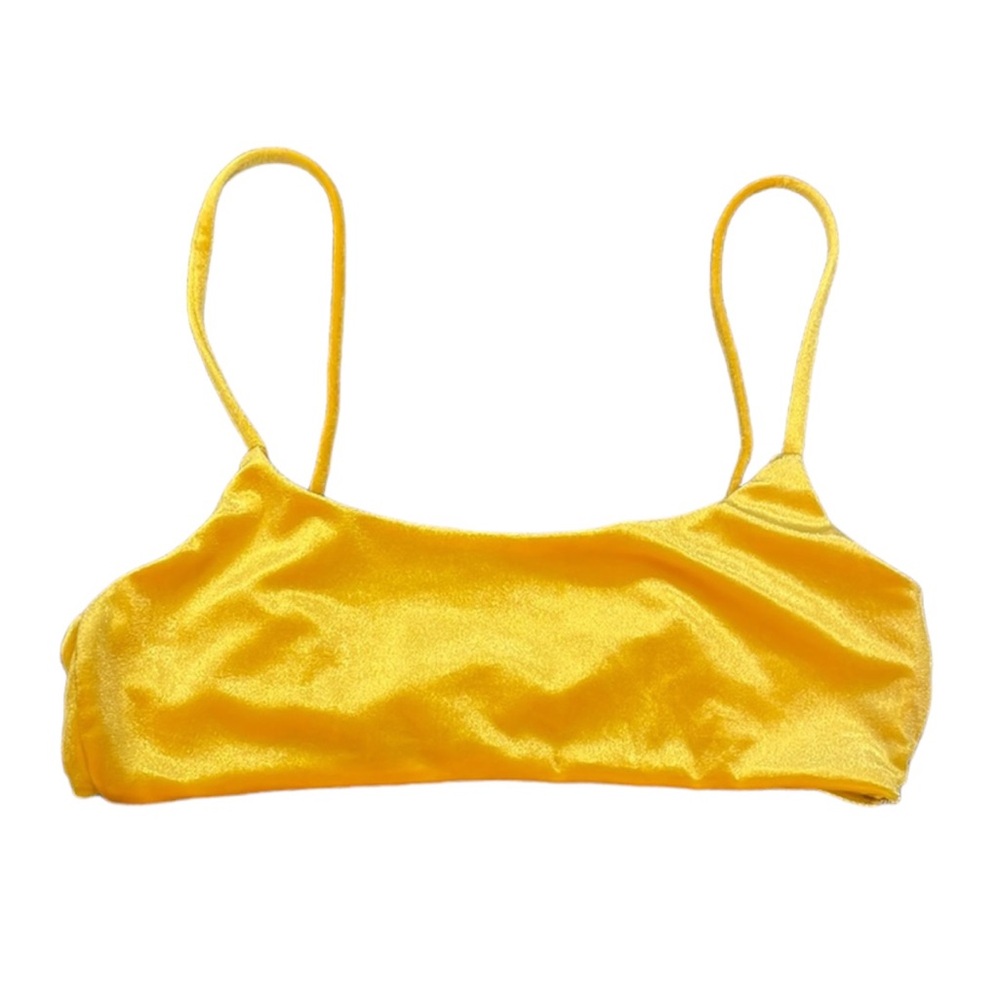 Pilot Active Bralette Arya Top in Honey Velvet Medium